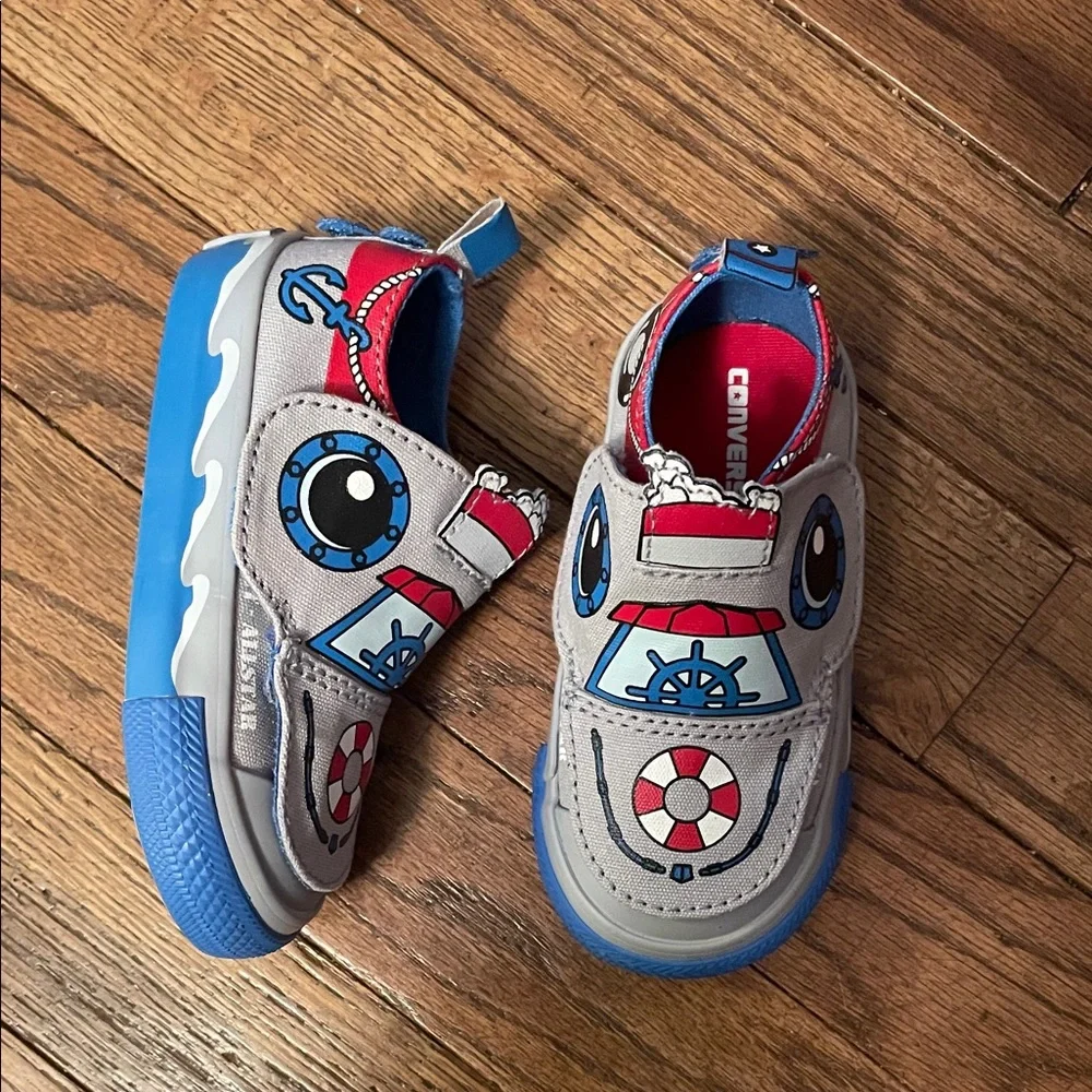 Converse Chuck Taylor Creatures Lobster Nautical Sneakers for toddlers